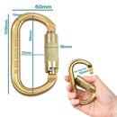 ISC KL321 Twist-Locking Offset Oval Karbinhake