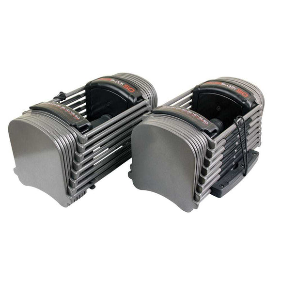 Sport 50 justerbara hantlar - 2-22,5 kg