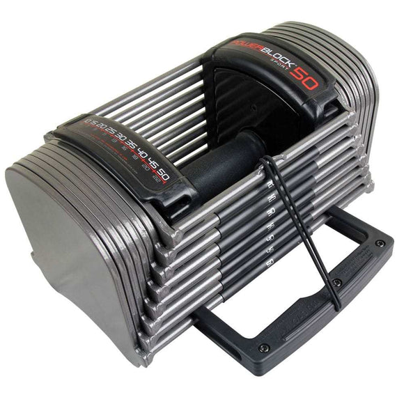 Sport 50 justerbara hantlar - 2-22,5 kg