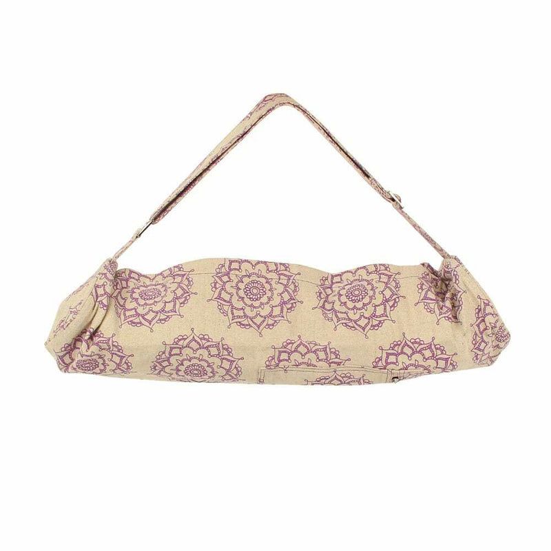 Mandala mönstrad yogamattaväska