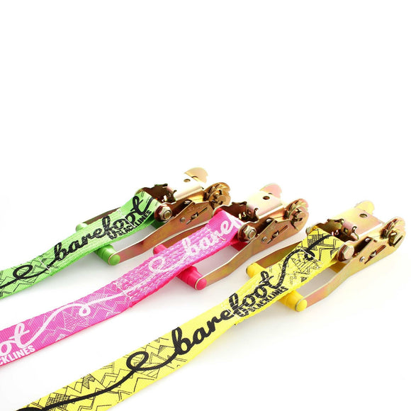 15 m Slackline med träningslina och häfte