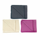 Handvävd, sömlös yogafilt i bomull