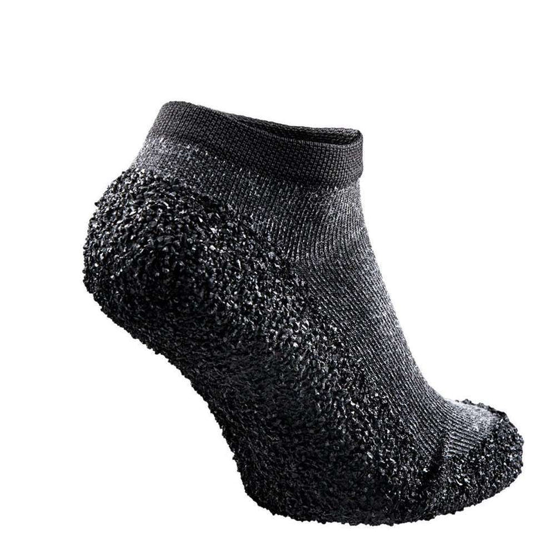 Barfota sock skor, spräcklig svart
