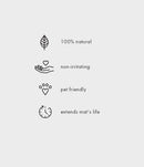 Naturgummi matttvättspray, ingefärsgräs, 227 ml