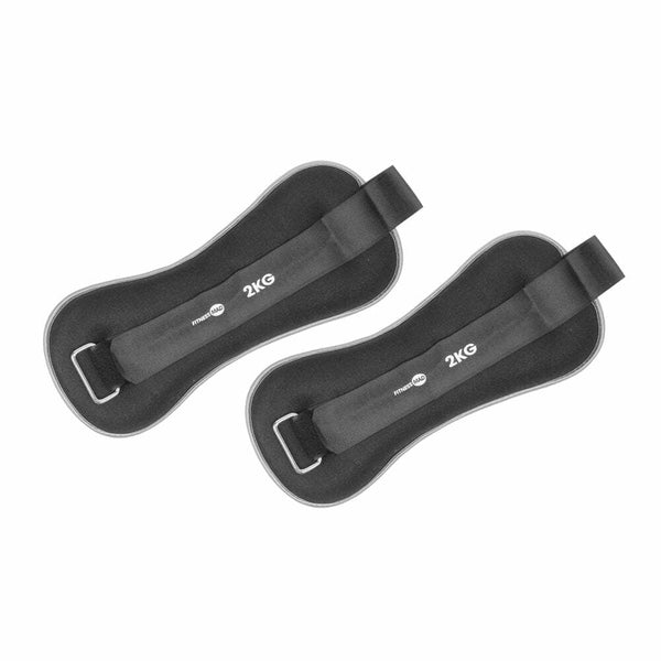 Neopren handled/ankel vikter 2 x 2 kg, par