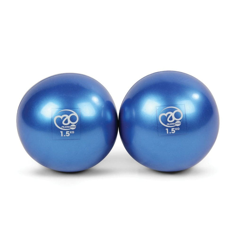 Mjuka pilatesvikter, 1,5 kg, par