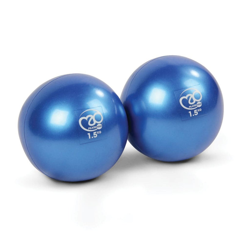 Mjuka pilatesvikter, 1,5 kg, par