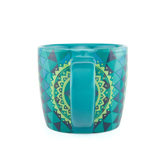 Keramisk blå mandala