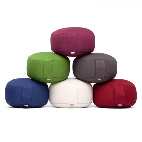 Meditationskudde RONDO ECO, stavad skrovfyllning