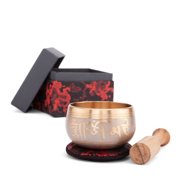 Indisk sångskål 8 cm, presentförpackning