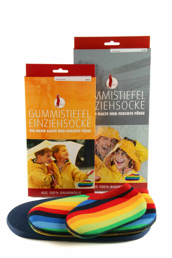 Wellington - barnstrumpor, 100 % bomull (storlek 22-35)