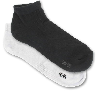 Sneaker Sox, sport, svart/vit (storlek 36-47)