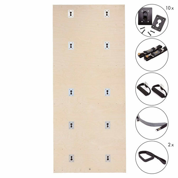 Yoga Wall™ - Yoga Väggset björk, lackerad