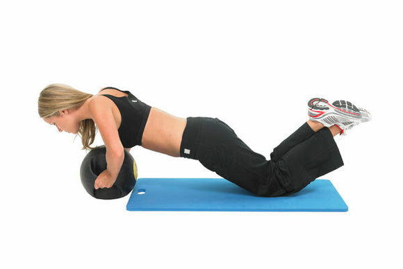 Medicinboll med dubbla grepp, 7 vikter