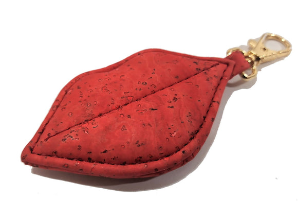 Läppar nyckelhållare, kork