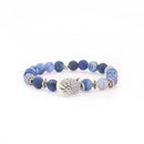 Mala armband - Blue Agate