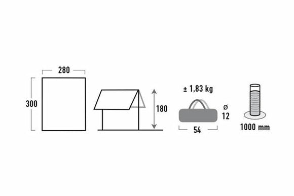 High Peak - Capri Tarp