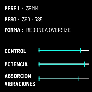 WHIP 790 Hybrid Padel-racket