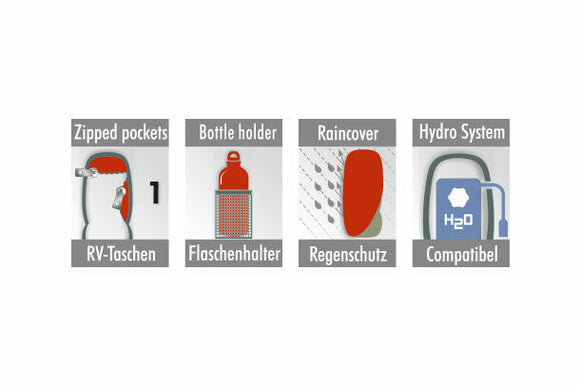 Reflex Vandringsryggsäck, 14 L