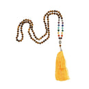 Mala - 7 Chakras Tiger Eye, 108 pärlor