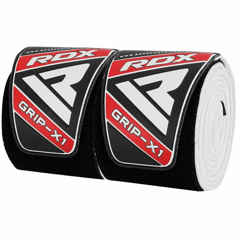 Elastiska knäkompressionsbandage, vita