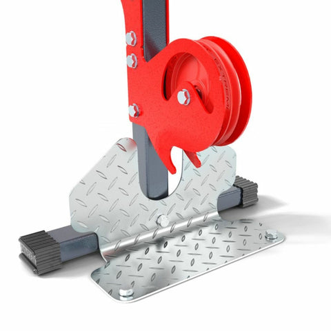 Fotstöd för justerbar bänk