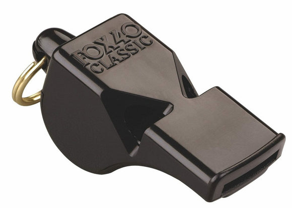 Domares visselpipa, svart