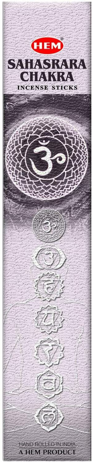 7 Chakra rökelsestickor påse, 7 x 5 st