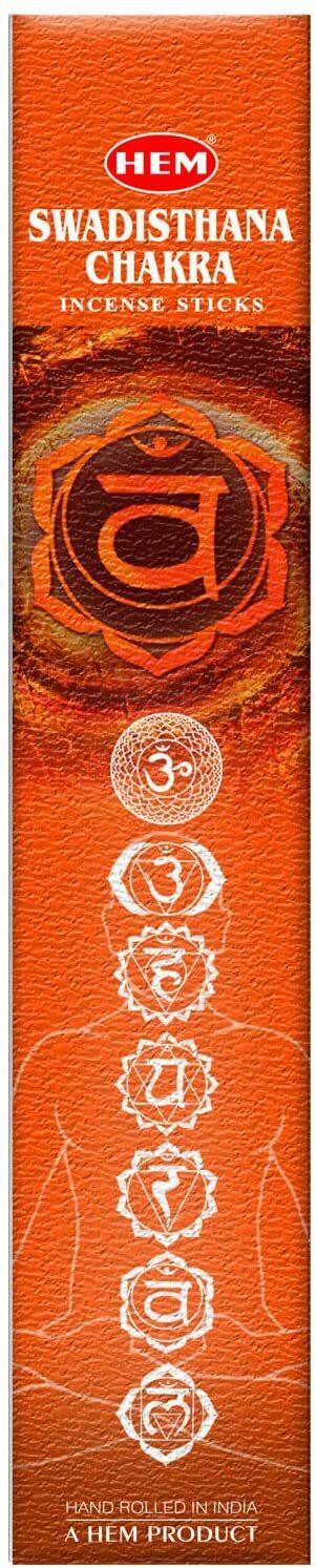 7 Chakra rökelsestickor påse, 7 x 5 st