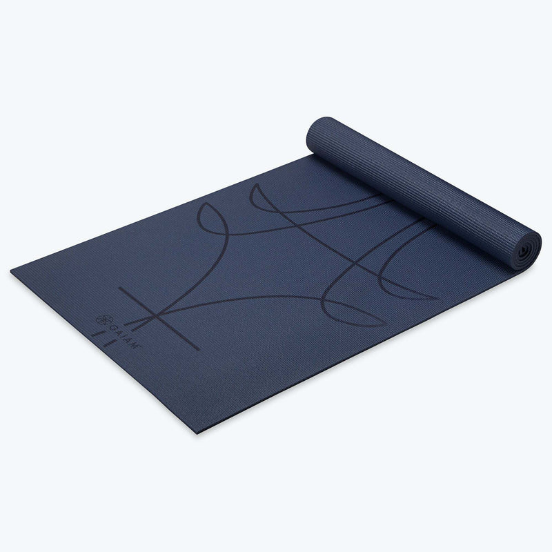 Performance Yogamatta, bläckjustering, 6 mm