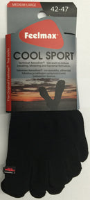 Coolsport Heel Black, tåstrumpor