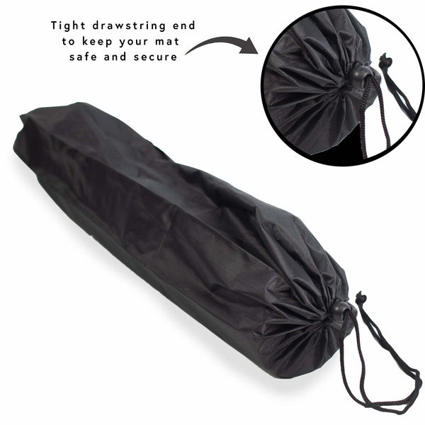 Yogamatta väska, svart