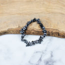 Obsidian Chip armband