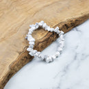 Howlite Chip armband