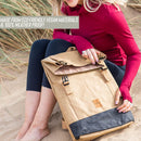 Ryggsäck gjord av återvunnet papper