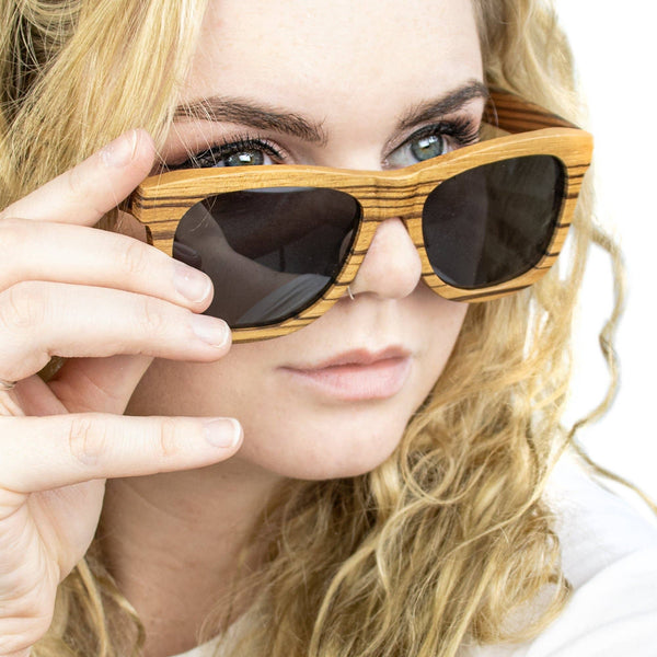 Solglasögon, Eco Zebrawood