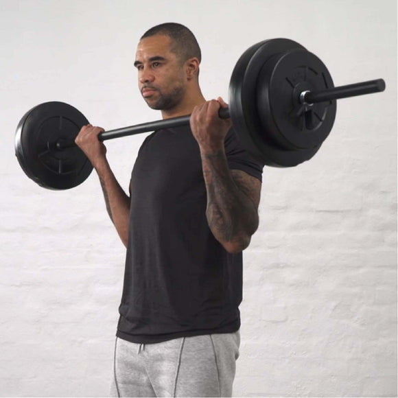 Ställbar skivstångssats, 20 kg