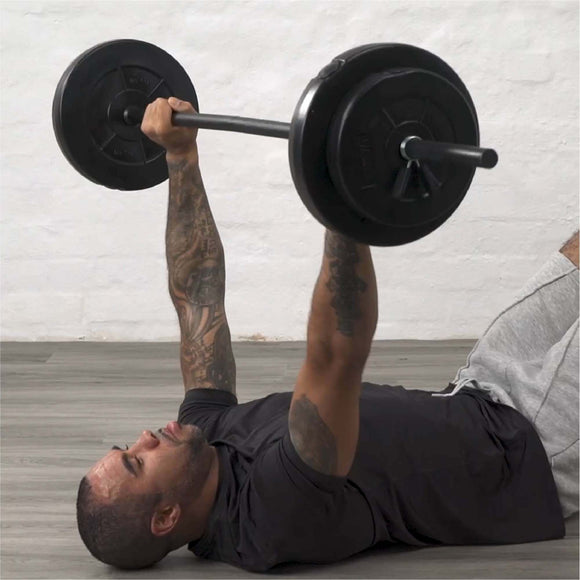 Ställbar skivstångssats, 20 kg