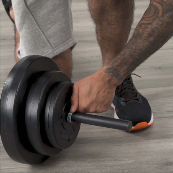 Ställbar skivstångssats, 20 kg