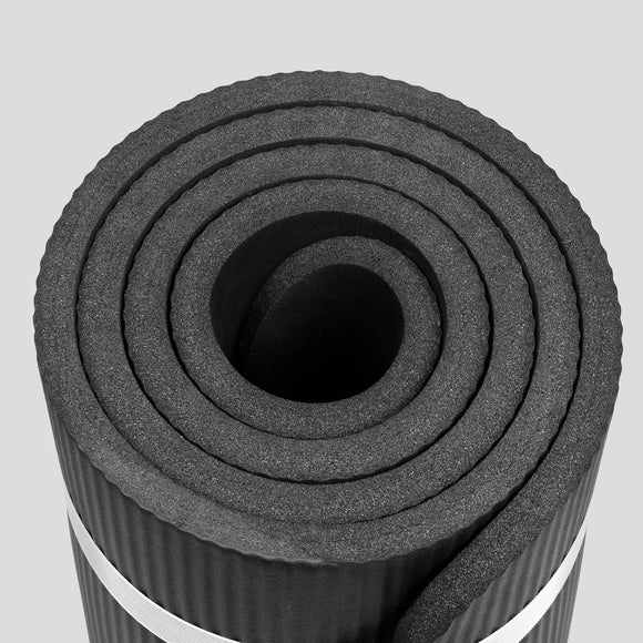 NBR Fitness Matta Svart