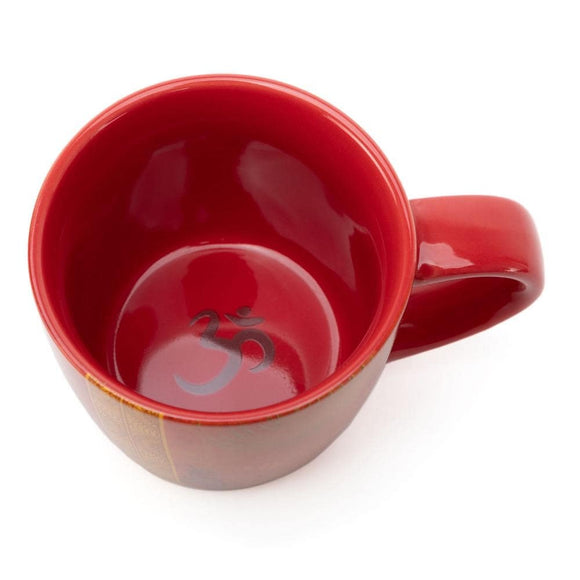 Keramisk mugg, indisk solnedgång