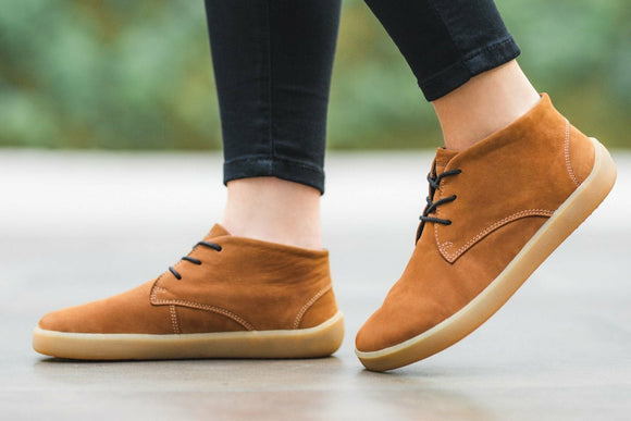 Glide Barefoot Shoes, Nupuck Läder