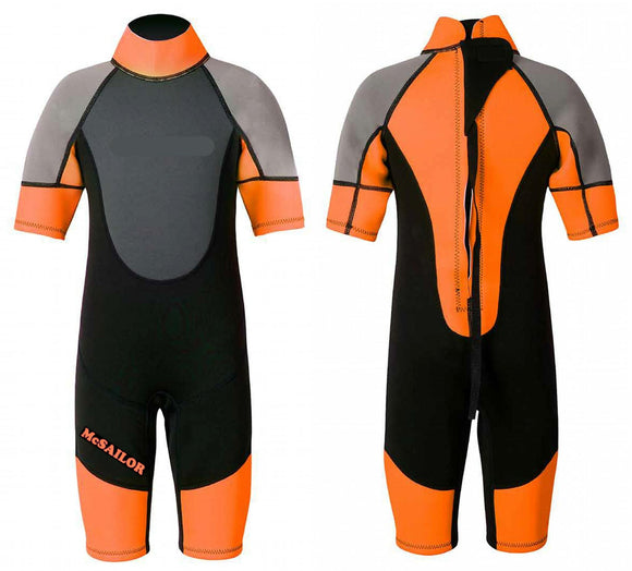 Våtdräkt för barn, kortärmad