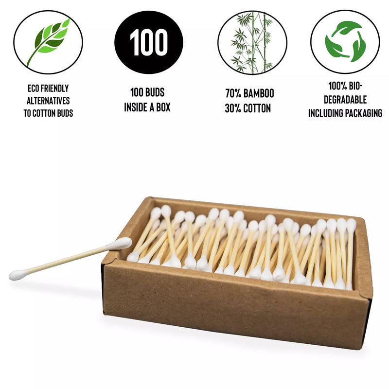 Bambu bomullsknoppar