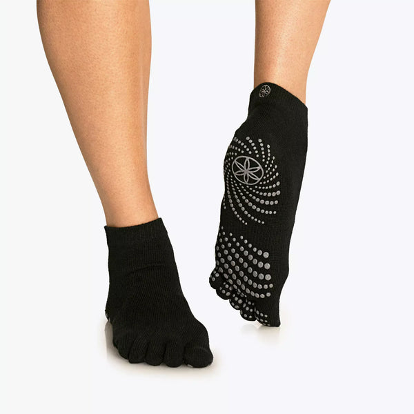 Grippy tåstrumpor för yoga
