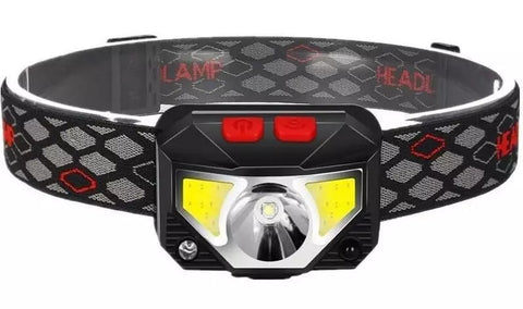 USB uppladdningsbar pannlampa, 200 lm