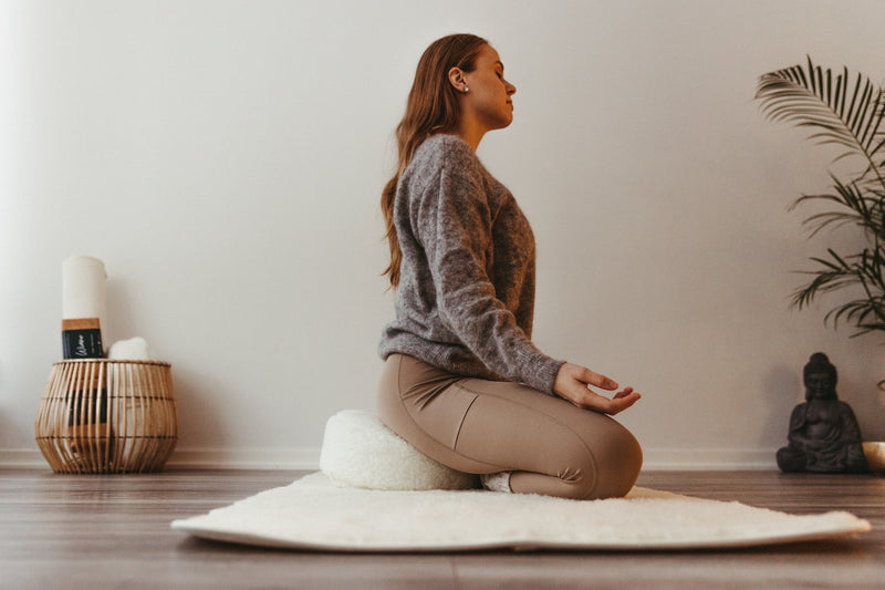 LUMI Yoga och Meditationskudde, Merinoull
