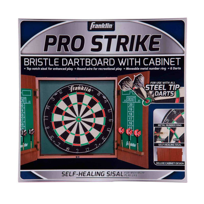 Darttavla med fodral + 6 pilar