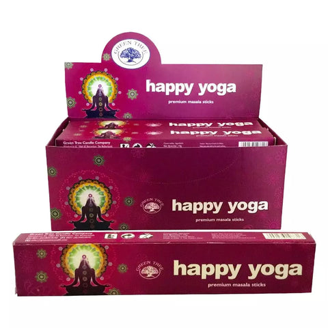 Happy Yoga, naturlig rökelse, 15 g