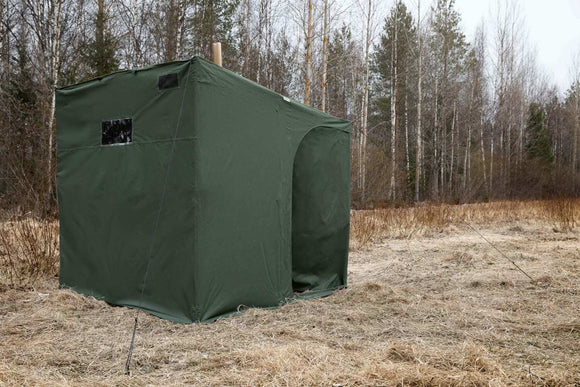 Bastu tält, grönt